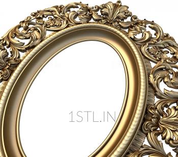 Round frame (RK_0001) 3D model for CNC machine